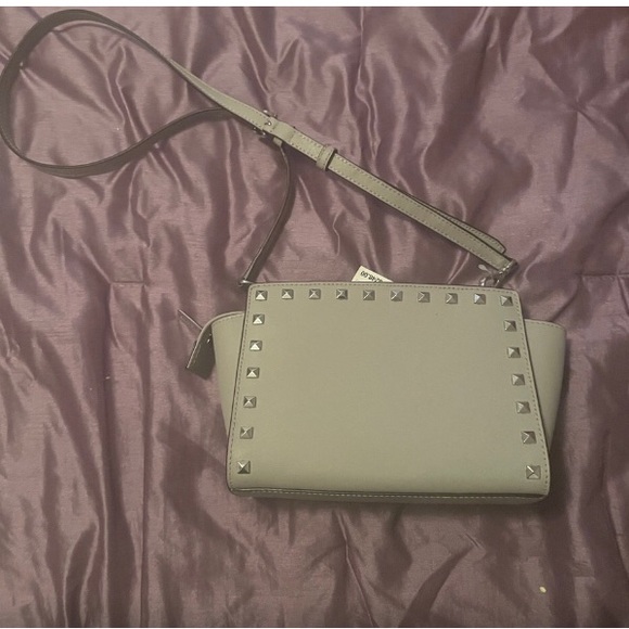 Michael Kors Studded Selma in Pearl Grey - Picture 14 of 14